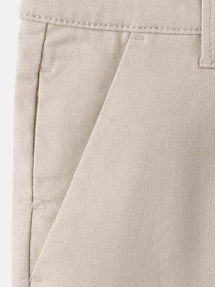 Mango Kids' Cotton Blend Chino Shorts - view 2, Sand