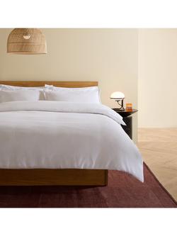 MADE Cosy Waffle Duvet Cover Set, White - view 2, White