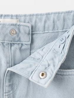 Mango Kids' Balloon Denim Jeans, Blue - view 2, Blue