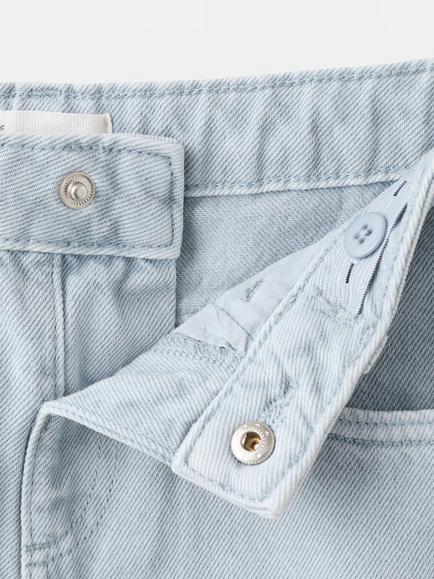 Mango Kids' Balloon Denim Jeans, Blue - view 2, Blue