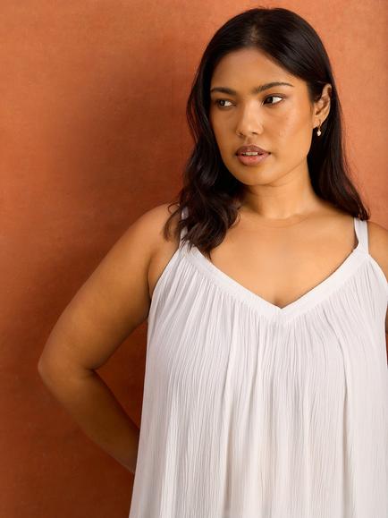 Live Unlimited Crinkle Camisole - view 2, White