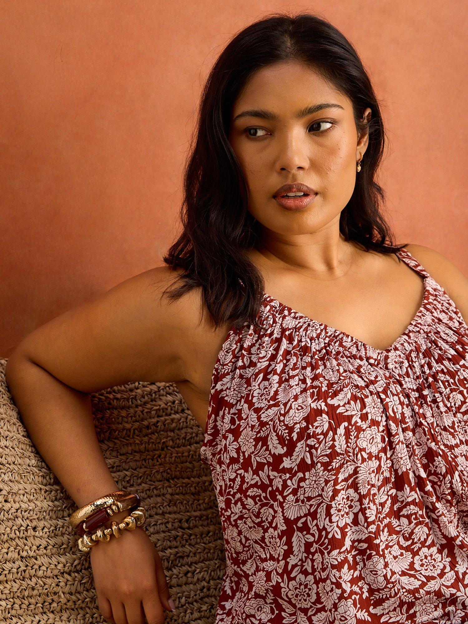 Live Unlimited Crinkle Camisole, Red
