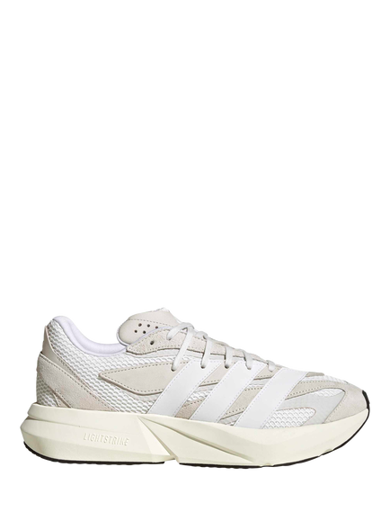 Adidas Lightblaze Lace Up Trainers, White, White