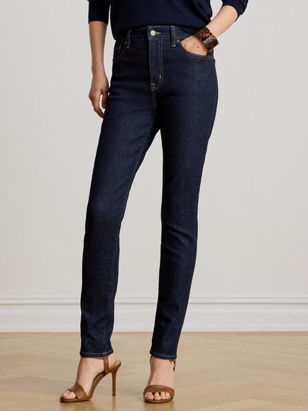Lauren Ralph Lauren High Rise Skinny Jeans, Rinse Wash, Rinse Wash