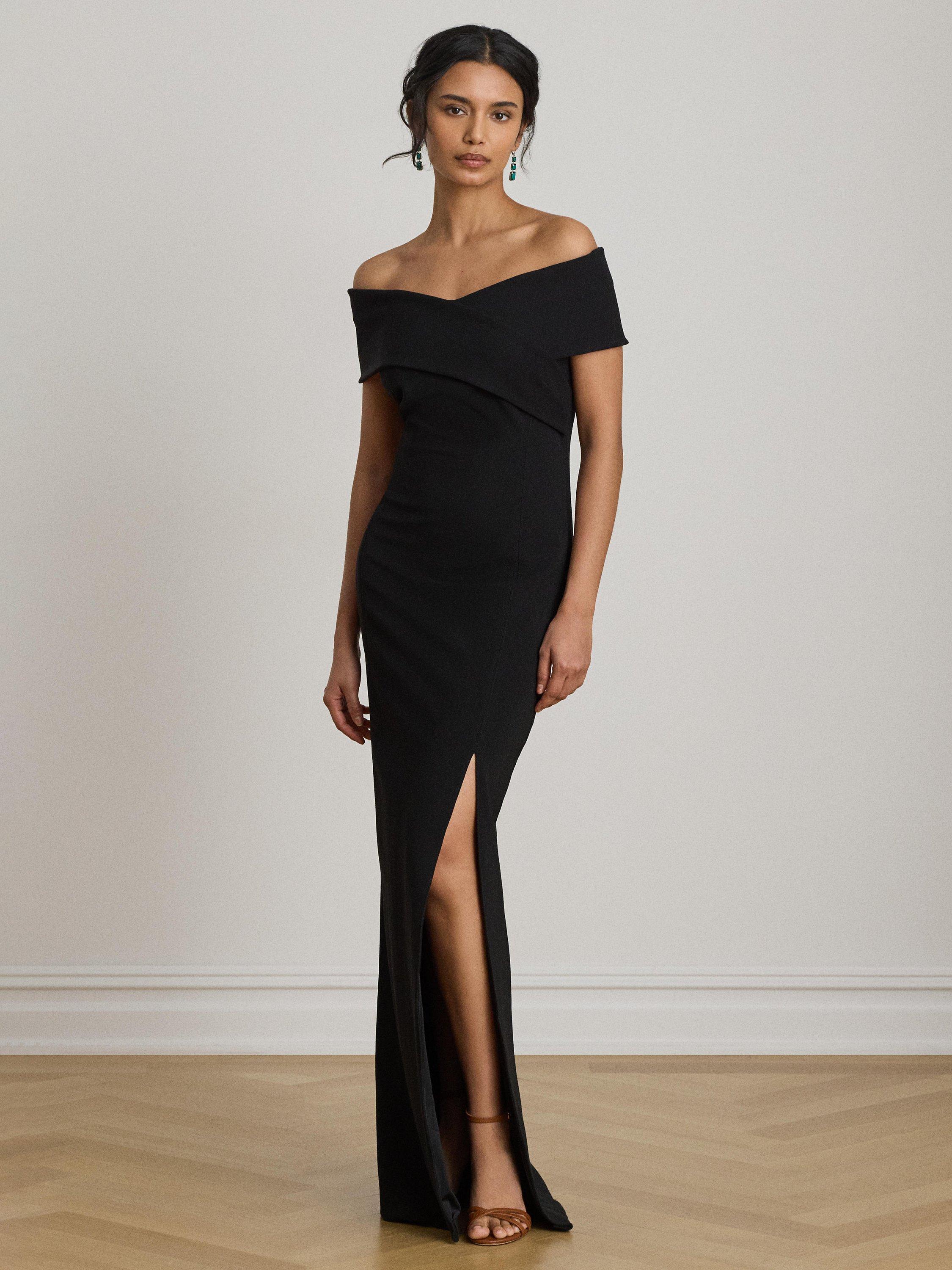 black dress hitting the floor NICOLE Long Sleeve Henley in  Christina's Luxuries Be the star on Prom night. your black dress hit the