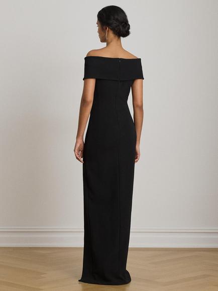 Lauren Ralph Lauren Bandeau Knit Maxi Dress, Black - view 2, Black