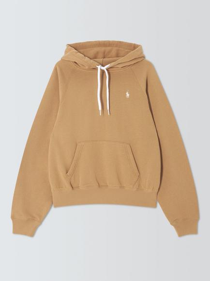 Polo Ralph Lauren Shrunken Fit Cotton Blend Hoodie, Classic Camel, Classic Camel
