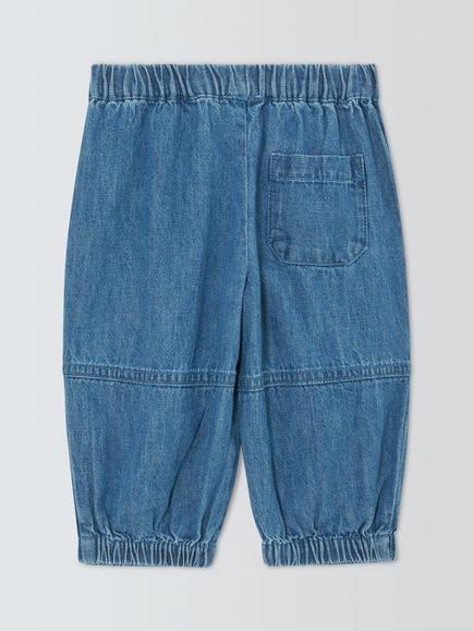 John Lewis Baby Denim Jeans, Mid Wash - view 2, Mid Wash