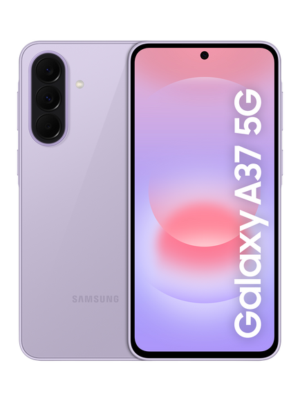 Samsung Galaxy A37 Smartphone, 8GB RAM, 6.7", Galaxy AI, 5G, SIM Free, Awesome Lavendar