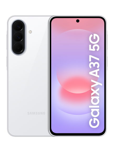 Samsung Galaxy A37 Smartphone, 8GB RAM, 6.7", Galaxy AI, 5G, SIM Free, Awesome White