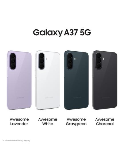 Samsung Galaxy A37 Smartphone, 8GB RAM, 6.7", Galaxy AI, 5G, SIM Free - view 2, Awesome White