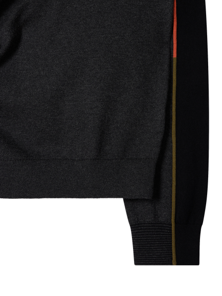 PS Paul Smith Cotton Rich Sweatshirt, Black Melange - view 2, Black Melange