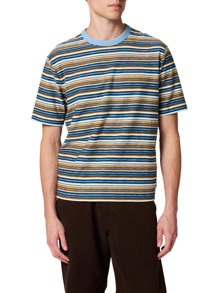 Paul Smith Cotton Regular Fit Stripe T-Shirt, Blue, Blue