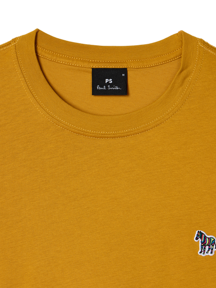 Paul Smith Regular Fit Zebra T-Shirt, Ochre - view 2, Ochre
