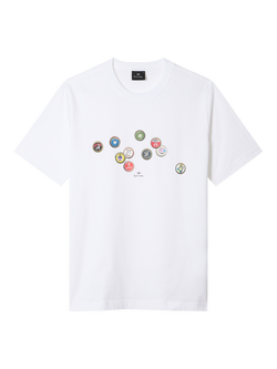 Paul Smith Regular Fit Bottle Tops T-Shirt, White, White