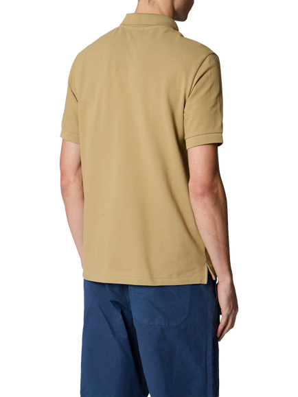 Paul Smith Zebra Cotton Polo Shirt, Medium Beige - view 2, Medium Beige