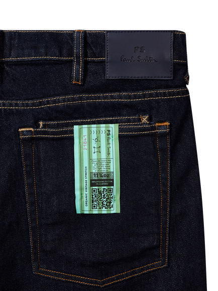 Paul Smith Relaxed Tapered Fit Vintage Stretch Jeans, R_wash - view 2, R_wash