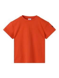 Polarn O. Pyret Kids' Plain T-Shirt, Orange, Orange