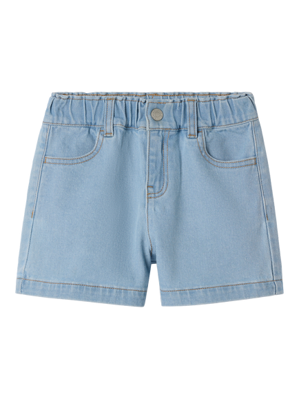 Polarn O. Pyret Kids' Denim Shorts, Blue, Blue