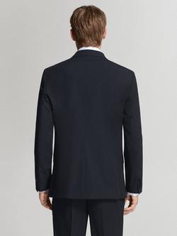 Mango London Regular Fit Blazer, Navy - view 2, Navy