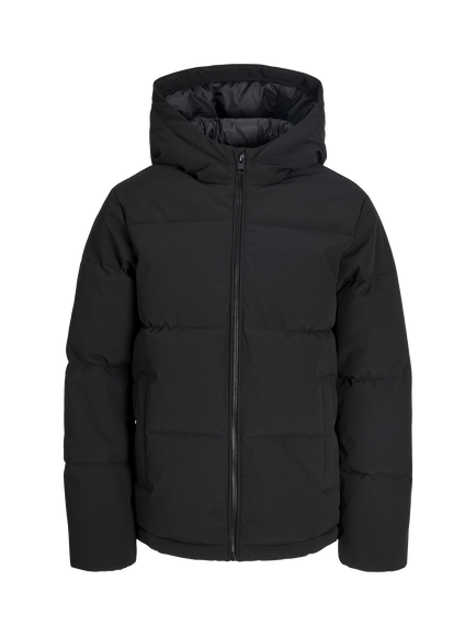 Jack & Jones Kids' Galaxy Hooded Puffer Jacket, Black
