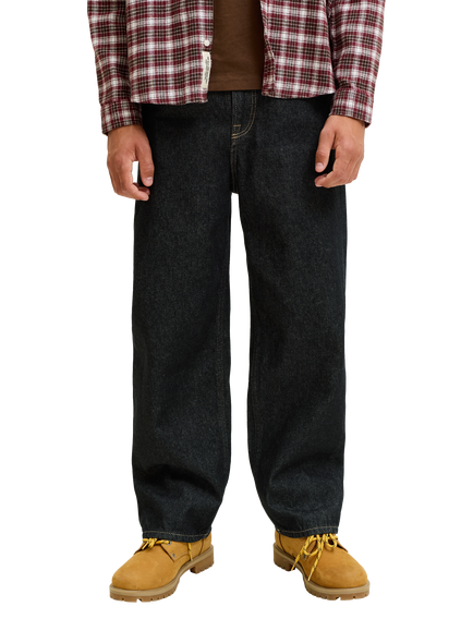Jack & Jones Kids' JJALEX Five Pocket Jeans, Black Denim, Black Denim