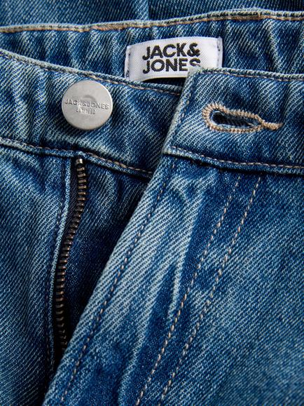 Jack & Jones Kids' Alex Mid Rise Jeans, Blue Denim - view 2, Blue Denim