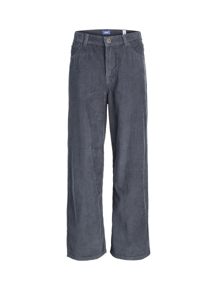Jack & Jones Kids' Corduroy Wide Leg Trousers, Turbulence, Turbulence
