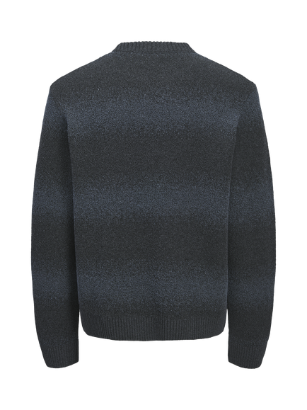 Jack & Jones Jornor Knitted Crew Neck Jumper, Sky Captain - view 2, Sky Captain