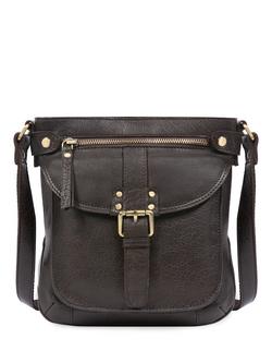 Celtic & Co. Leather Crossbody Bag, Chocolate, Chocolate