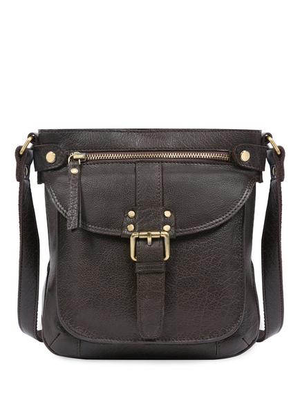 Celtic & Co. Leather Crossbody Bag, Chocolate, Chocolate