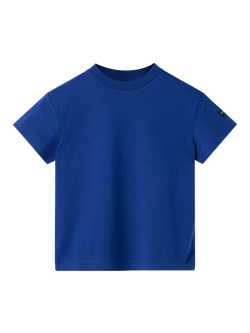 Polarn O. Pyret Kids' Plain T-Shirt, Blue, Blue