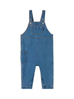 Polarn O. Pyret Kids' Dungarees, Light Denim, Light Denim