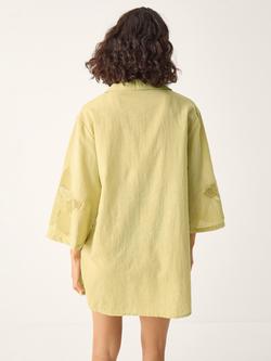 Monsoon Joanna Cutwork Beach Shirt - view 2, Sage