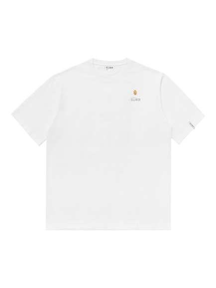 ELLIKER Rill Bug Cotton Regular Fit T-Shirt - view 2, White