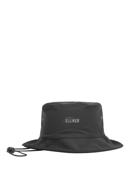 ELLIKER Burter Tech Water Resistant Packable Bucket Hat, Black