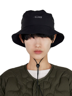 ELLIKER Burter Tech Water Resistant Packable Bucket Hat - view 2, Black