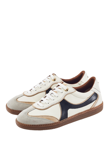 Moda in Pelle Brioni Trainers, Off White - view 2, Off White