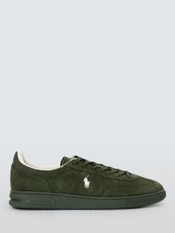 Polo Ralph Lauren Bedford Suede Trainers, Olive, Olive