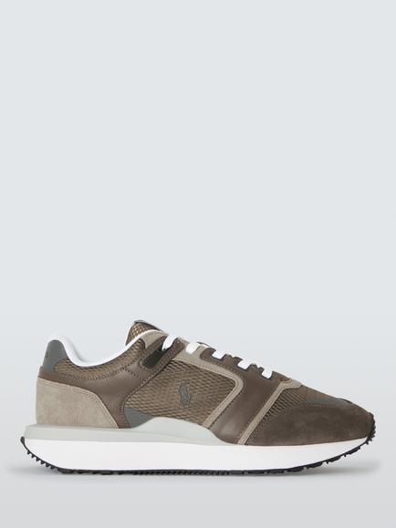 Polo Ralph Lauren Train 89 V2 Trainers, Earth Grey, Earth Grey
