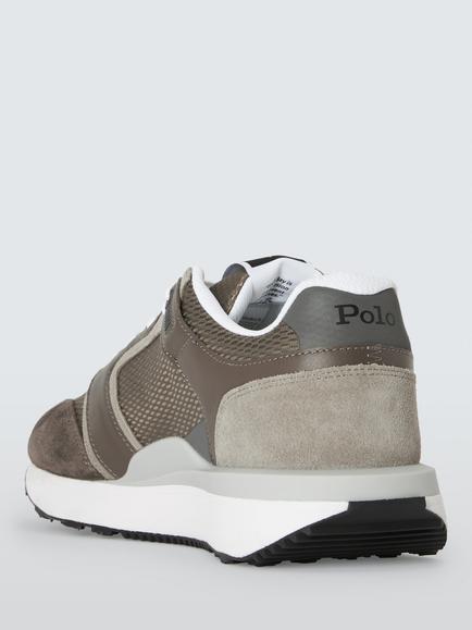Polo Ralph Lauren Train 89 V2 Trainers, Earth Grey - view 2, Earth Grey