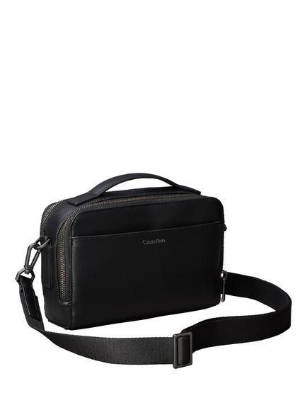 Calvin Klein Emblem Camera Bag, Black, Black