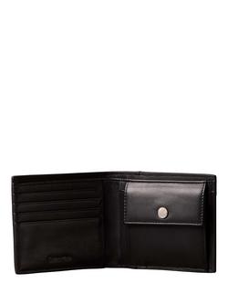 Calvin Klein Emblem Logo Bifold Wallet, Black - view 2, 