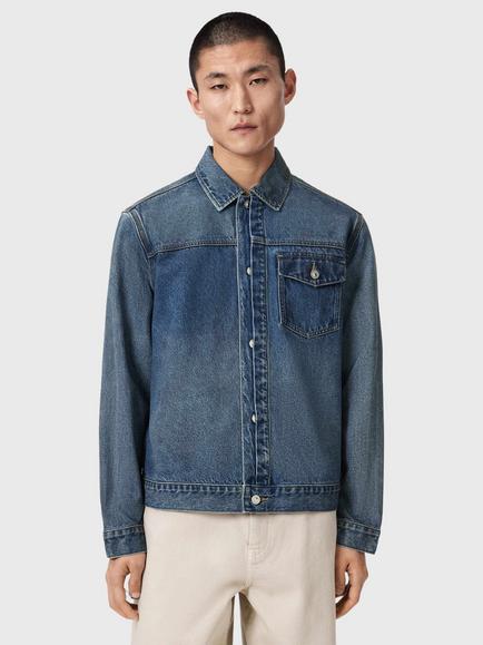 AllSaints Roth Denim Jacket, Blue Indigo