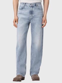 AllSaints Mullen Mid Rise Loose Fit Jeans, Blue Indigo, Blue Indigo