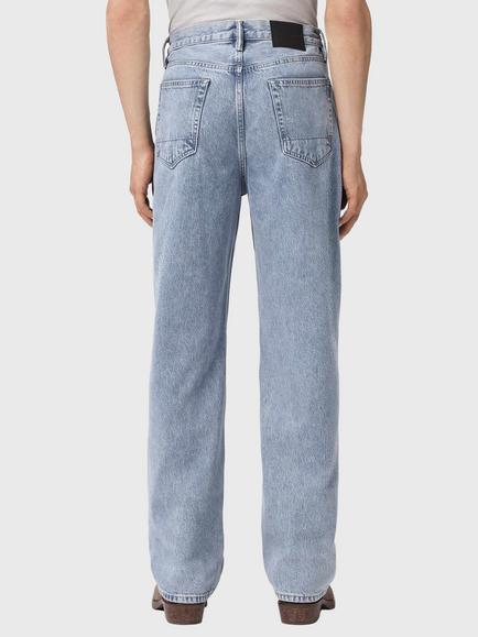 AllSaints Mullen Mid Rise Loose Fit Jeans, Blue Indigo - view 2, Blue Indigo