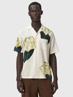AllSaints Nouvelle Short Sleeve Shirt, Ecru, Ecru
