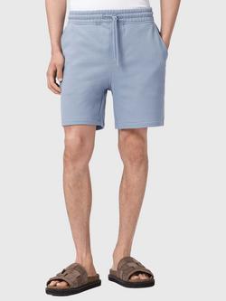 AllSaints Asher Straight Cut Jogger Shorts, Blue, Blue