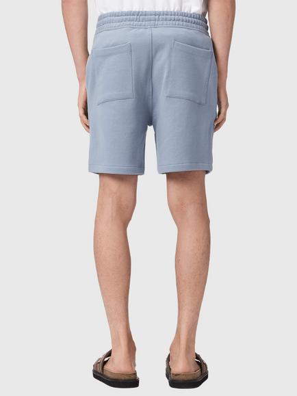 AllSaints Asher Straight Cut Jogger Shorts, Blue - view 2, Blue