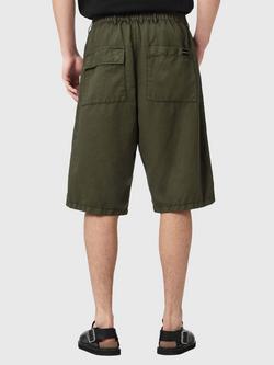 AllSaints Echo Relaxed Fit Shorts - view 2, Mangrove Green